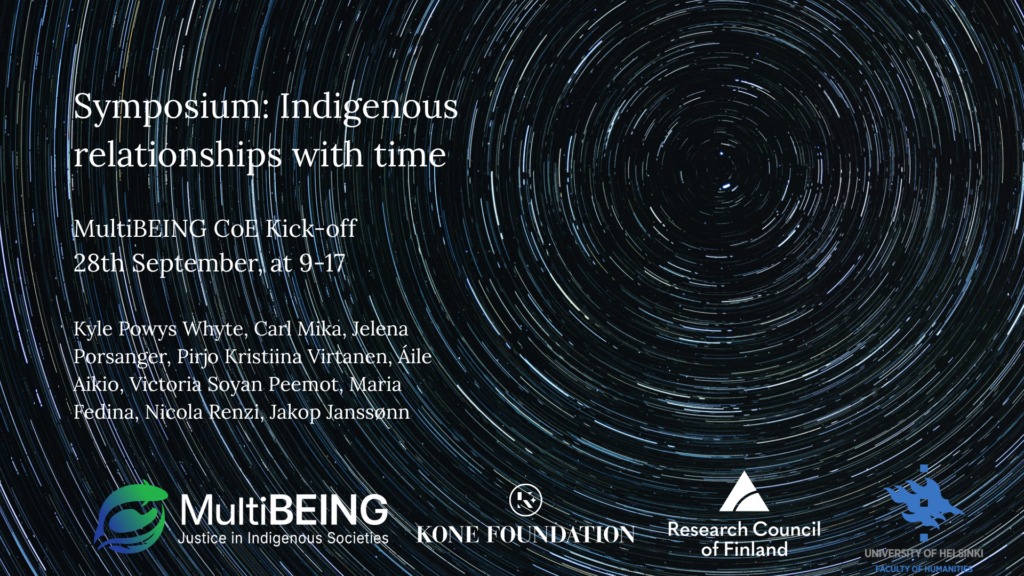 MultiBEING symposium: Indigenous relationships with time