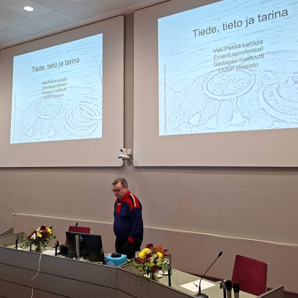 Panel discussion on publishing research in Indigenous languages and keynote by Veli-Pekka Lehtola